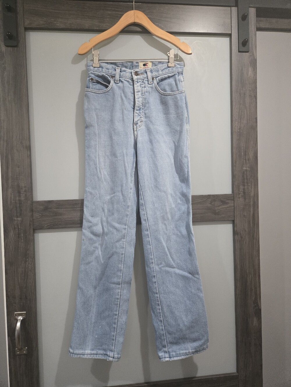 Calvin Klein vintage high waisted light wash jeans